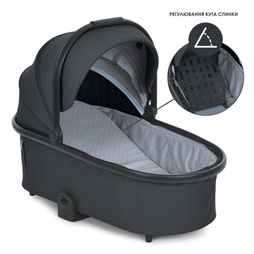 Коляска дитяча прогулянкова El Camino ME 1124-2 PRESTIGE Magnet Gray (універсальна, 2в1) фото 7