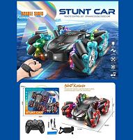 Машина на радіокеруванні 888-21 2 види, перевертиш, акумулятор: 3.7 V, пульт, браслет, оберт на 360°, підсвічування, музика, 4WD, їде боком, в ко