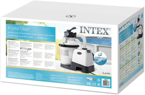 Фільтр-насос пісочний Intex 26644 (5700 л/год., 12 кг., 190W, для басейнів об'ємом 1100-30000 л., таймер, підключення Ø38 мм) фото 4