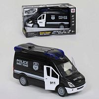 Машина Поліції 666-12 P світло, звук, інерція, відкриваються двері, в коробці