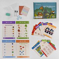 Логічна гра С 47860 "Логічні ігри", 30 карток, 2 фломастери, наліпки, в коробці