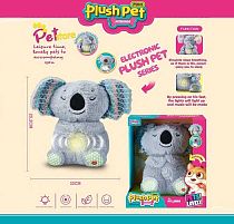 Інтерактивна іграшка MC 1111 “Коала”, висота 25 см, підсвічування, сплюшка, мелодія, дихає, на батарейках, для сну, в коробці