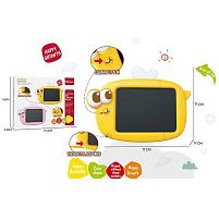 Дошка для малювання 99-25 Y розмір: 21.5х15.5 см, LCD - екран, кольоровий малюнок, стилус, кнопка стирання, в коробці