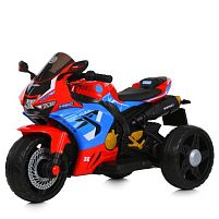 Електромотоцикл дитячий триколісний Bambi Racer M 6220ELR-3-4 (колеса: Ø9,8"/EVA, акк. 12V/4,5Ah, мотор: 2*12V/35W, до 7 км/г, до 25 кг)