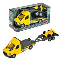 Автомобіль "Mercedes-Benz Sprinter" Евакуатор з лафетом 39741 жовтий "Tigres"