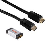 Картинка  Кабель НАМА HDMI, High Speed,  (AM/AM), удлинитель с адаптером (FM/FM), длина 1,5 м (00122207) магазин cd-market