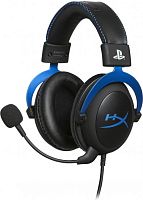 Картинка  Гарнитура игровая HyperX Cloud for PS4 Black/Blue (HX-HSCLS-BL/EM) магазин cd-market