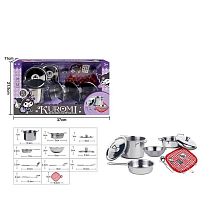 Набір посуду 988 C 47 11 елементів, металевий, в коробці