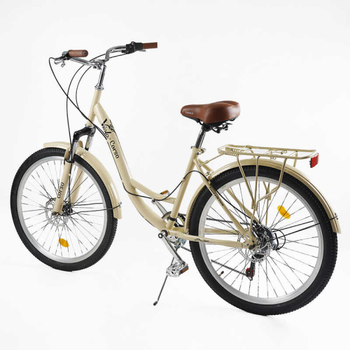 Велосипед двоколісний міський Corso VL-26704 «Viola» (колеса Ø26"/гума, рама: 17"/сталь, швидкостей: 21) фото 3