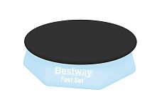 Тент (накриття) для басейну Bestway 58032 (Ø 240 см., підходить для надувних басейнів Ø 244 см)