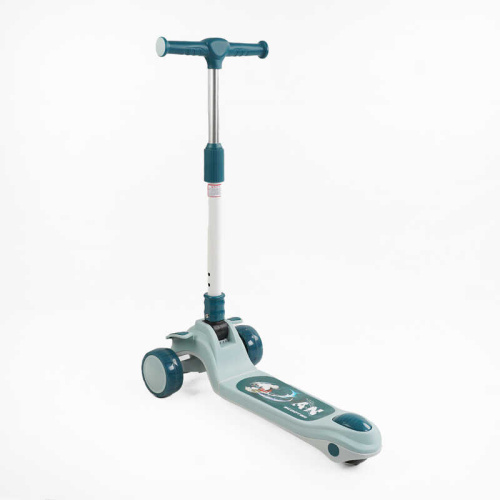 Самокат триколісний Skyper RS-46204 (колеса: передні Ø4,92"/заднє Ø3,15"/PU, рама: алюміній/складна, до 50 кг) фото 3
