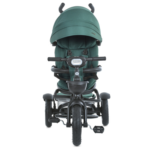 Велосипед дитячий триколісний El Camino ME 1193 Green «MODENA» (колеса: передні Ø10.2"/задні Ø9"/гума, рама: сталь, батьк. ручка, до 30 кг) фото 2