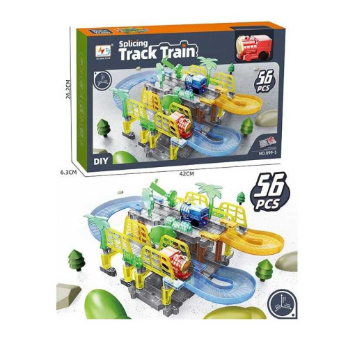 Трек 899-5 52 деталі, локомотив, в коробці