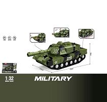 Танк WY 1153 A підсвічування, звуки, масштаб 1:32, інерція, башта обертається, в коробці