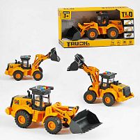 Бульдозер 584-3 інерція, 3 звуки, підсвічування, рухомий ківш, в коробці
