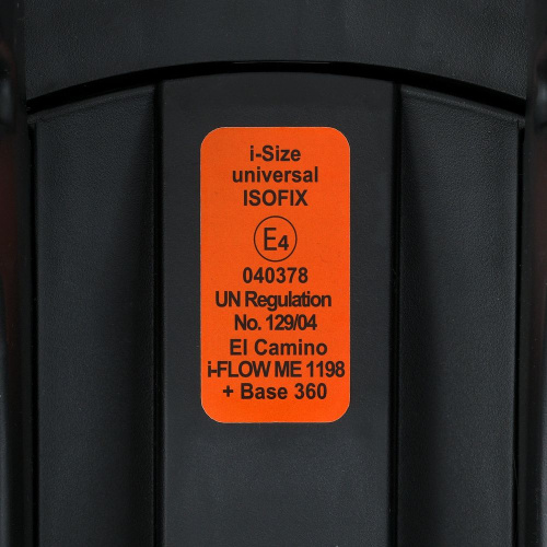 База під автокрісло El Camino i-FLOW ME 1198 Base 360 (обертання на 360°, зріст дитини: 40-87 см, опорна нога, вік 0+) фото 6