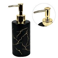 Дозатор для рідкого мила "Black marble" 350мл Stenson R89573