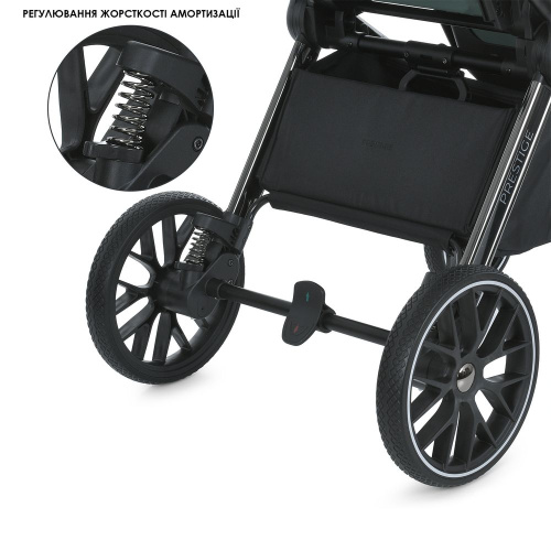 Коляска дитяча прогулянкова El Camino ME 1124-2 PRESTIGE Magnet Gray (універсальна, 2в1) фото 11