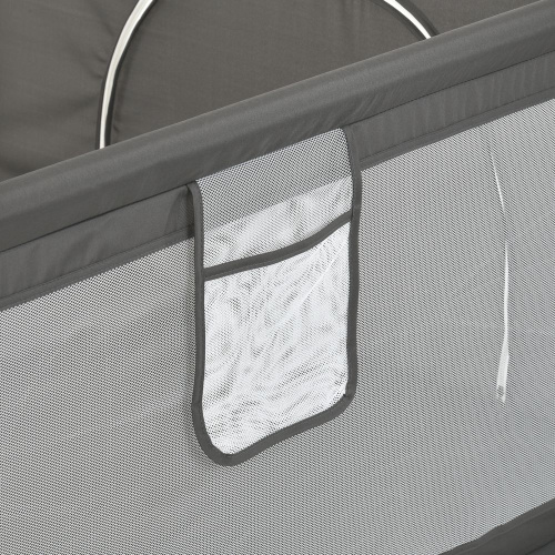 Намет-манеж Bambi MR 1339-G (61*123*123 см, ширина з ніжками 132 см, тканина: Oxford 150D, 2 ручки, вхід із застібкою-блискавкою, поліестер, сірий) фото 5