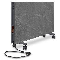 Електрична інфрачервона керамічна панель (обігрівач) EraFlyme C2/1200PG (1.2 kW, 22 кв.м, графіт, клімат-контроль, двостороння, колеса, 6*45*90 см.)