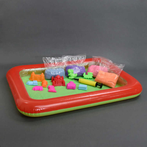 Кінетичний пісок "KidSand" 1600г + пісочниця KS-02-01 U "Danko Toys" фото 2