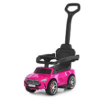 Каталка-толокар Bambi M 6255EL-8 (колеса: Ø5,5 см/EVA, батьк. ручка, страхувальний бампер, сидіння: екошкіра, музика, до 30 кг)
