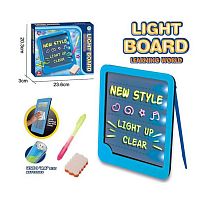 Дошка для малювання YM 30 підсвічування, двосторонній маркер, в коробці