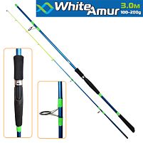 Спінінг короповий штекерний "White amur" 3.0м 100-200г 2к Sams Fish (SF24189-3.0)