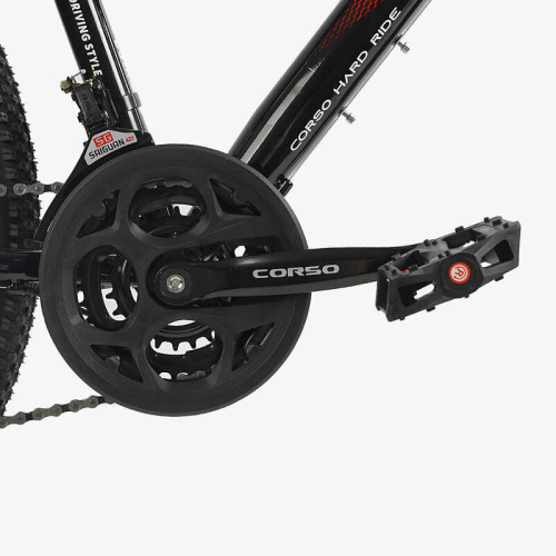 Велосипед двоколісний спортивний Corso KL-26011 «Kleo» (колеса Ø26"/гума, рама: 15"/сталь, швидкостей: 21, обладнання Saiguan) фото 7