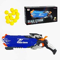 Пістолет ZC 7120 механічний принцип роботи, 12 м’яких куль, в коробці