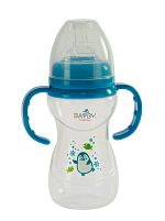 Картинка  Бутылочка для кормления Bayby BFB6106 240ml 6м+ синий магазин cd-market