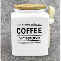 Банка для кави "Vintage style" з ложкою 800мл 10*10*13см Stenson (MC4552-C)