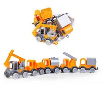 Набір машин "Kid cars" 39371 "Tigres", "Спецтехніка", 5 шт, в сітці