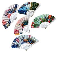 Віяло "Павлини" 23см Stenson R38333