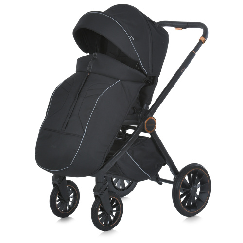 Коляска дитяча прогулянкова El Camino ME 1100-1 ERA Black Ink (універсальна, 2в1) фото 7