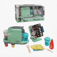 Кав’ярня LD 6610 A Штрих = 00231 кавомашина, касовий апарат, звук, підсвічування, ллється вода, аксесуари, капсули з кавою, в коробці