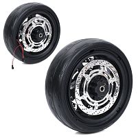 Колесо для дитячого електромотоцикла Bambi Racer M 6307-F-EVA WHEEL (переднє, Ø31,5 см, ↔9,5 см, EVA, адаптер під редуктор)