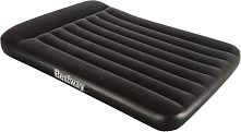 Надувний матрац BestWay 67462 «Flocked Air Bed» (25*137*191 см, 30 см з підголівником, півторамісний, вбудований електронасос 220V, до 273 кг)