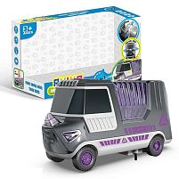 Машина музична HY 682 довжина 27 см, світло, їздить, звуки транспорту і тварин, машинка і носоріг хитаються, 2 режими: зі звуком та без, в коро