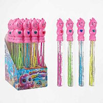 Мильні бульбашки TC 55020 "WToys", ЦІНА ЗА 24 ШТУКИ В БЛОЦІ, "Свинка", висота 25см, в коробці