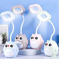 Лампа настільна світлодіодна C 71609 4 кольори, 2 режими, вбудований акумулятор, органайзер для ручок, в коробці, ВИДАЄТЬСЯ ТІЛЬКИ МІКС ВИДІВ