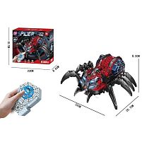 Павук на радіокеруванні HJ 918 YZ мелодії, парогенерація, режим демонстрації, підсвічування, звуки, на батарейках, пульт 2.4 GHz, в коробці