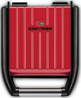 Картинка  Электрогриль George Foreman 25030-56 Compact Steel Grill, 1200 Вт, Красный (25030-56GF) магазин cd-market