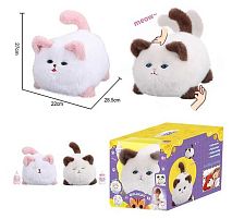 Інтерактивна тваринка 933-103 E 2 види, “Котик”, звуки, кліпає очима, рухає хвостом, запис голосу, в коробці, ВИДАЄТЬСЯ МІКС