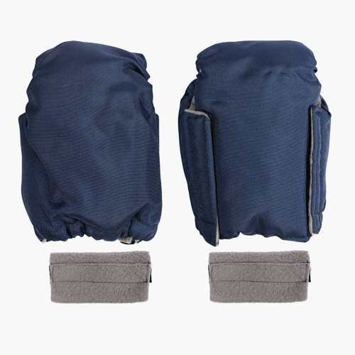 Рукавиці 205706 колір темно-синій, на флисі, в кульку