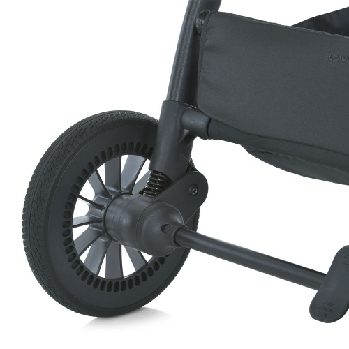 Коляска дитяча прогулянкова El Camino ME 1183 RIVIERA Jet Black (універсальна, 2в1) фото 9