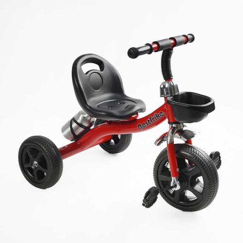 Велосипед дитячий триколісний Best Trike BS-12190 (колеса: переднє Ø10.2"/задні Ø7.87"/EVA, рама сталь, кошик, тримач з пляшкою, до 25 кг)
