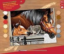 Картинка  Набор для творчества Sequin Art PAINTING BY NUMBERS SENIOR Stable Dooor Trio SA1523 магазин cd-market