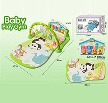 Килимок 8624 звуки, мелодії, підсвічування, 5 підвісок, 4 брязкальця, в коробці