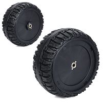 Колесо для дитячого електромобіля Bambi Racer M 6270-EVA WHEEL (заднє та переднє однакові, Ø28 см, ↔13 см, EVA, адаптер під редуктор)